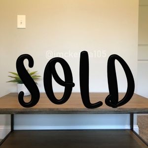 THESE ITEMS ARE SOLD!